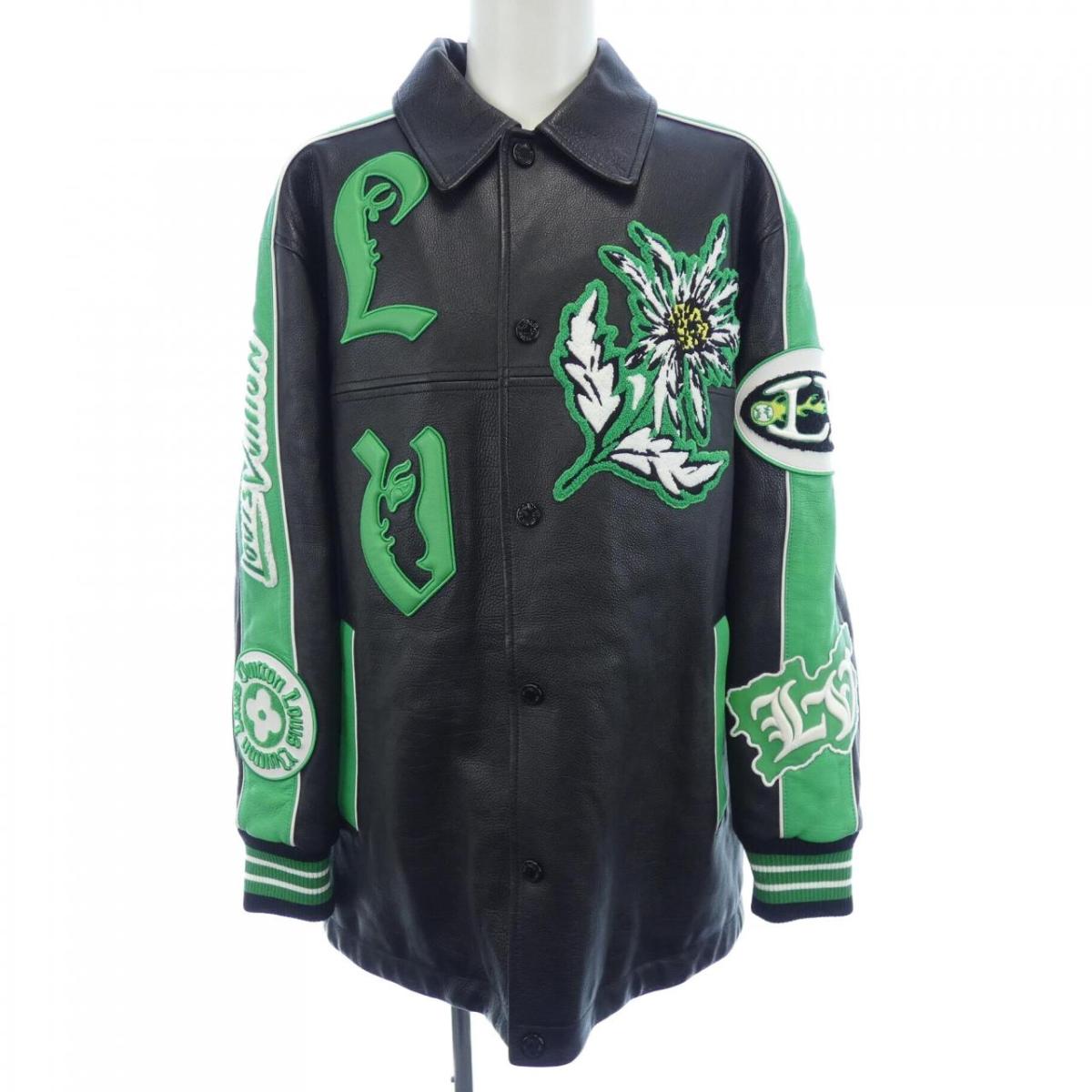 美品 ルイヴィトン ラムレザー シングル ライダースジャケット 48 wonderrex-ec_9264910307401