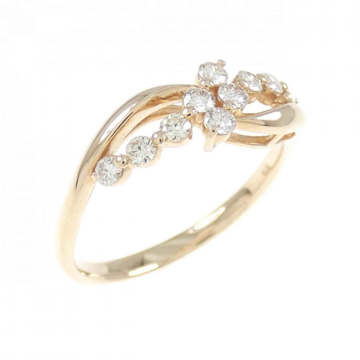 【KOMEHYO】 【新品】K18PG ダイヤモンド リング 0.25CT【新品】 【コメ兵】