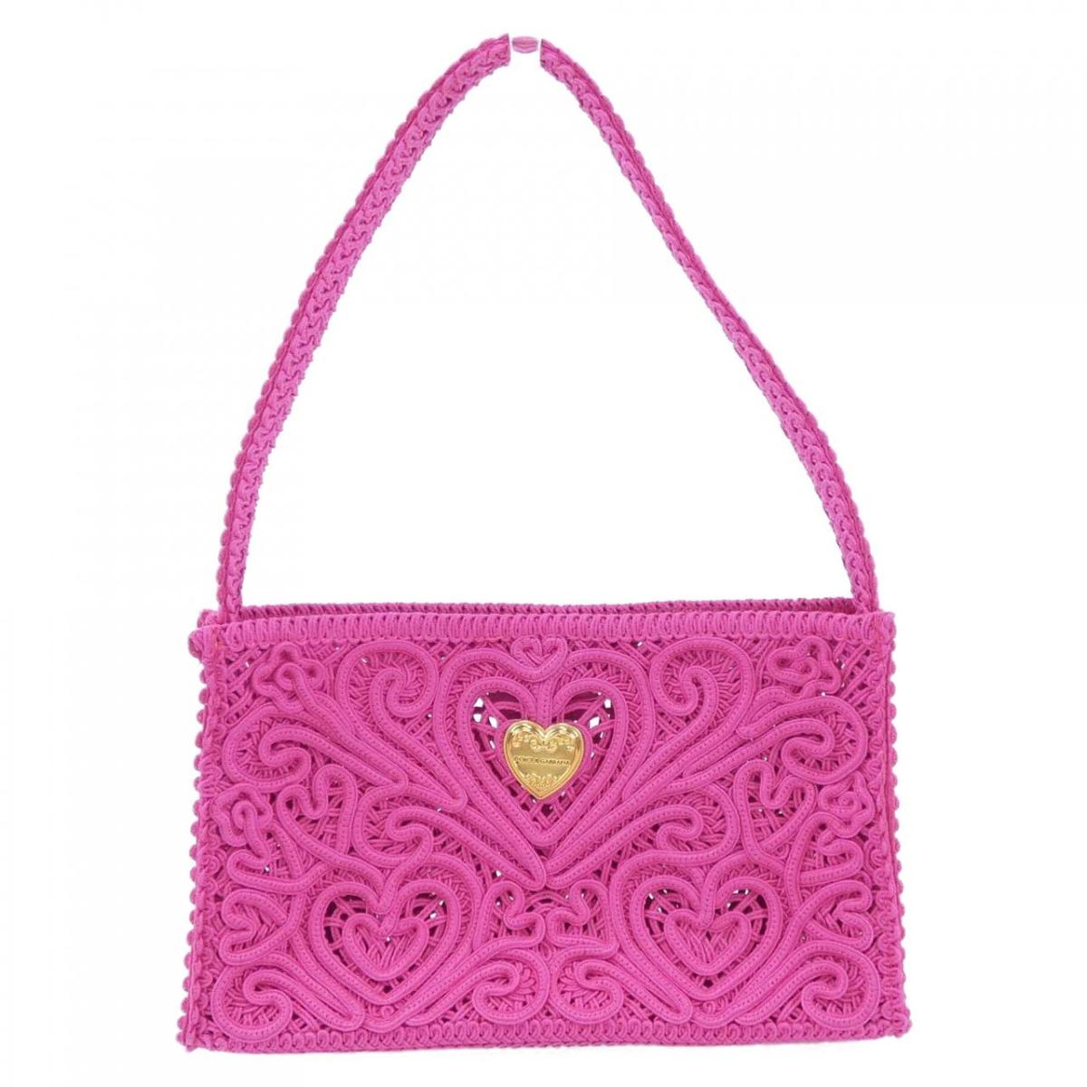 【Dolce&Gabbana】ミニバッグ ピンク Dolce & Gabbana Mini Sicily Bag in Pink Dauphine Calfskin