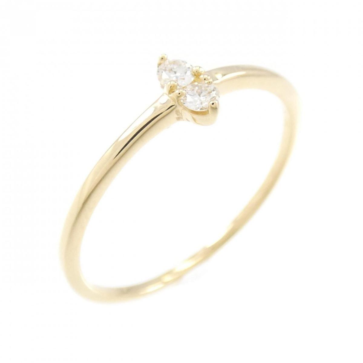 【リメイク】K18YG ダイヤモンド リング 0.06CT【中古】 26,700円