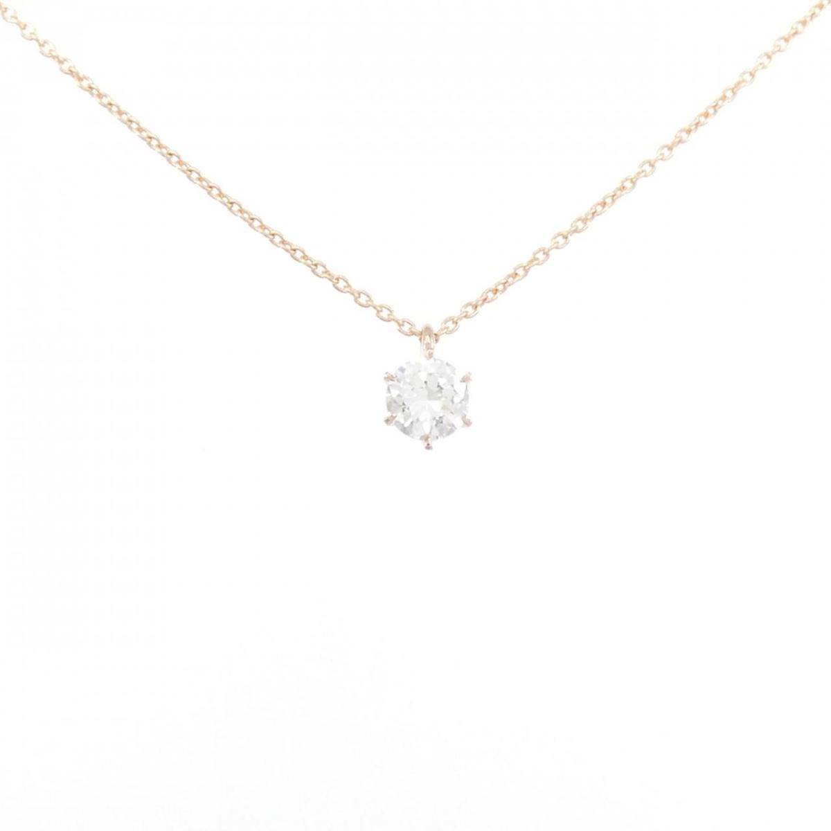 【KOMEHYO】 【リメイク】K18PG ダイヤモンド ネックレス 0.311CT H SI1 Good【中古】 【コメ兵】