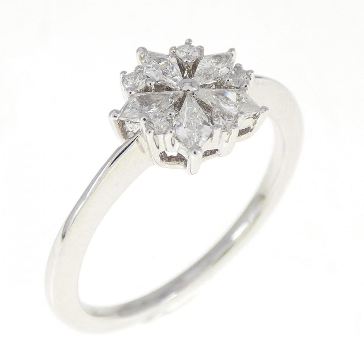 【KOMEHYO】 K18WG ダイヤモンド リング 0.30CT【中古】 【コメ兵】