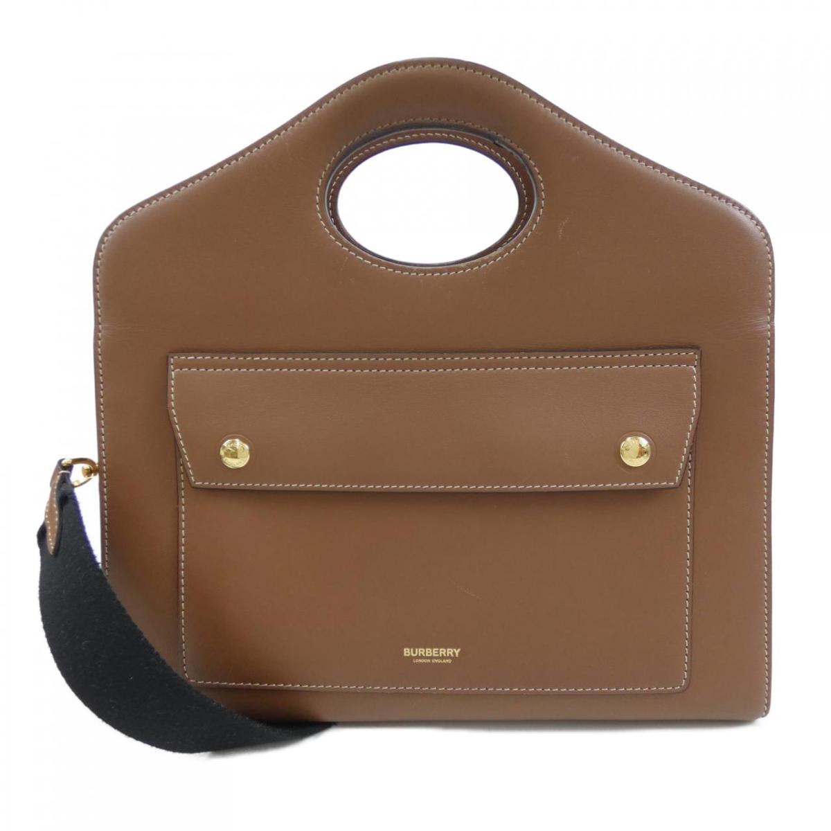 【良品】BURBERRY レザーホーボー ブラウン 楽天市場】【BURBERRY】バーバリー グロメットディティール