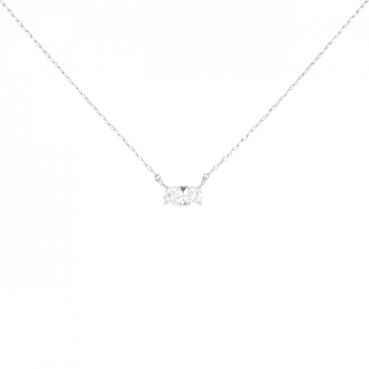 【KOMEHYO】 【リメイク】PT ダイヤモンド ネックレス 0.16CT【中古】 【コメ兵】