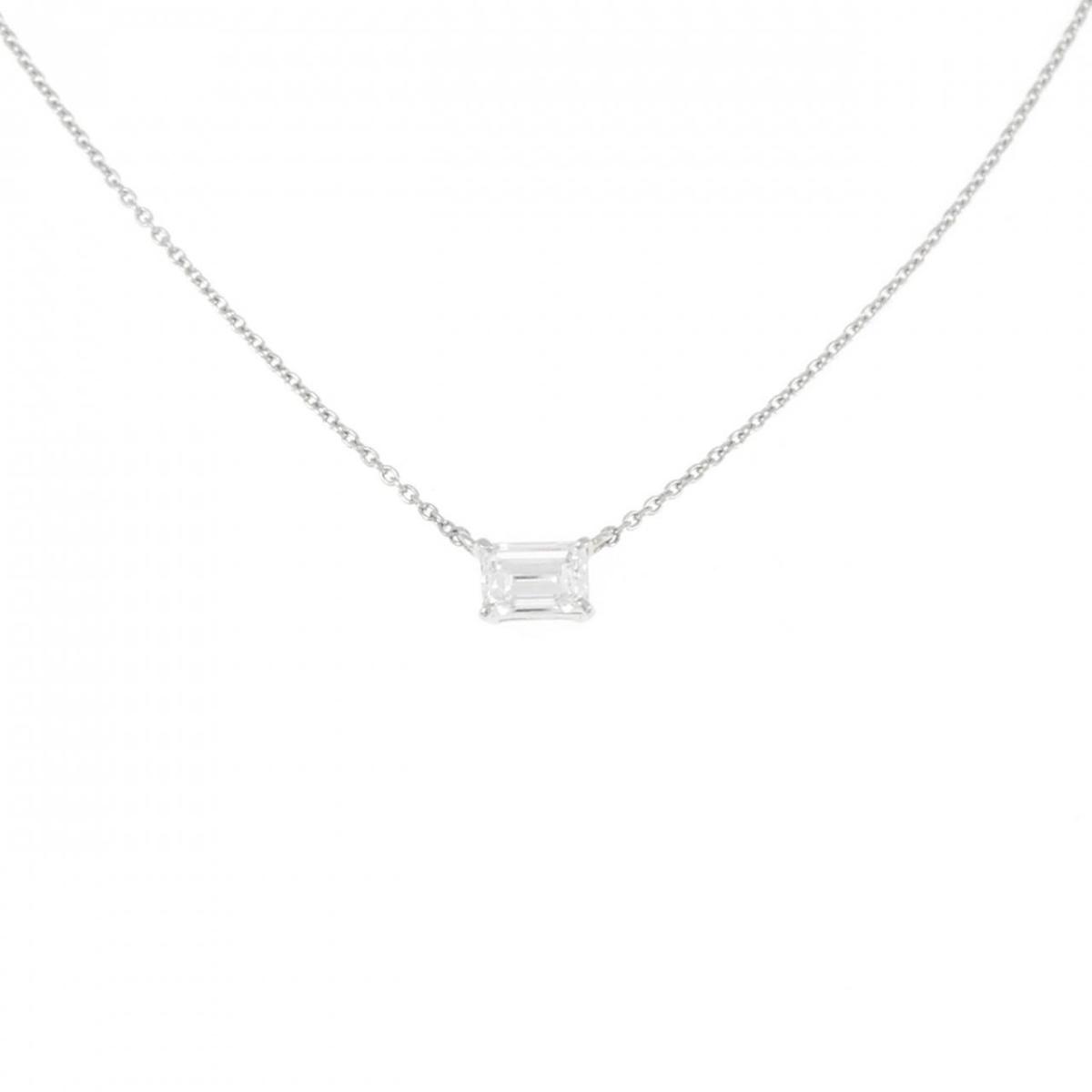 【KOMEHYO】 【リメイク】PT ダイヤモンド ネックレス 0.401CT F VVS2 エメラルドカット【中古】 【コメ兵】 90,090円