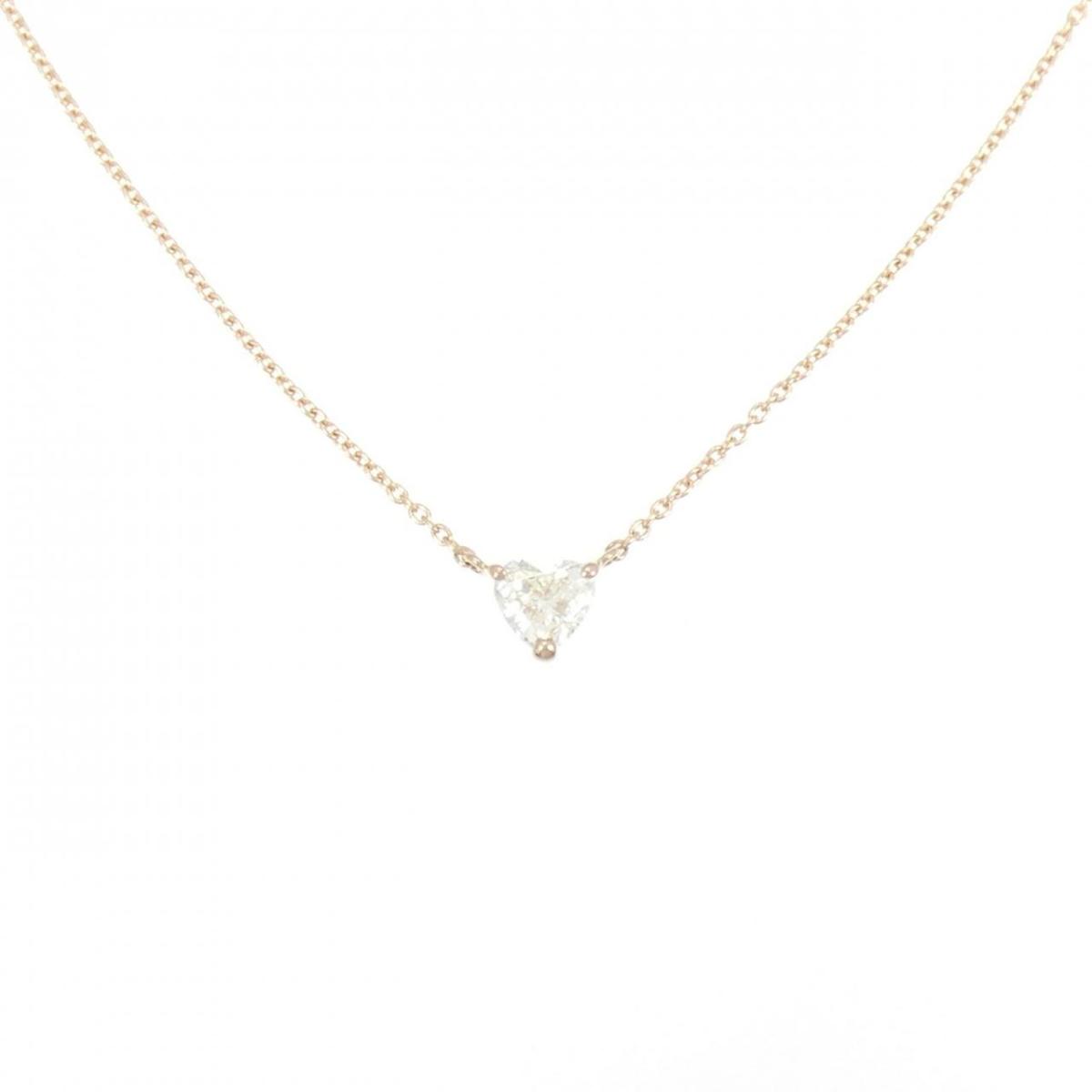 【リメイク】K18PG ダイヤモンド ネックレス 0.300CT J SI1 ハートシェイプ【中古】｜KOMEHYO ONLINESTORE 店