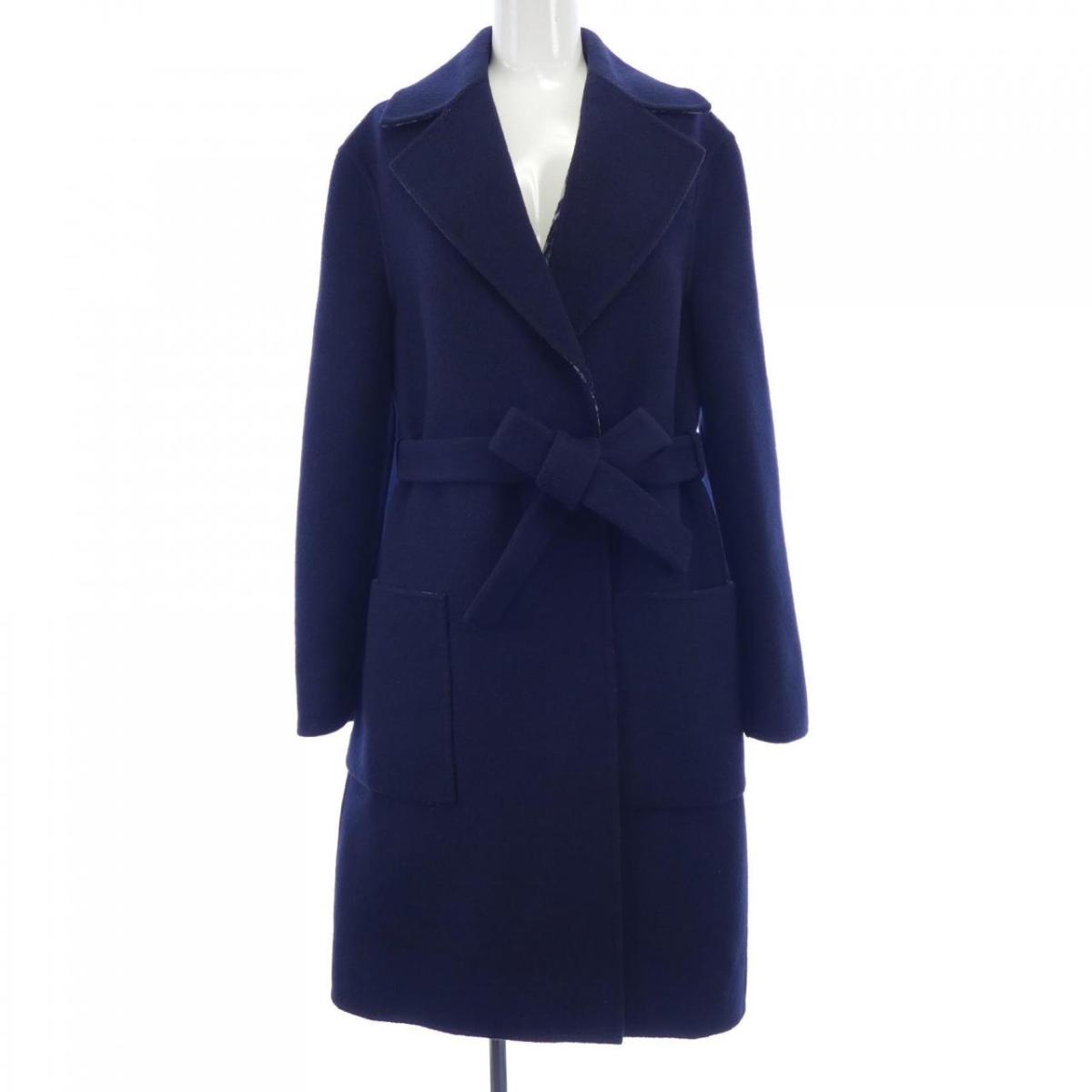Dior クリスチャンディオール トレンチコート ベルト付 ネイビー M Dior クリスチャンディオール トレンチコート ベルト付 ネイビー M