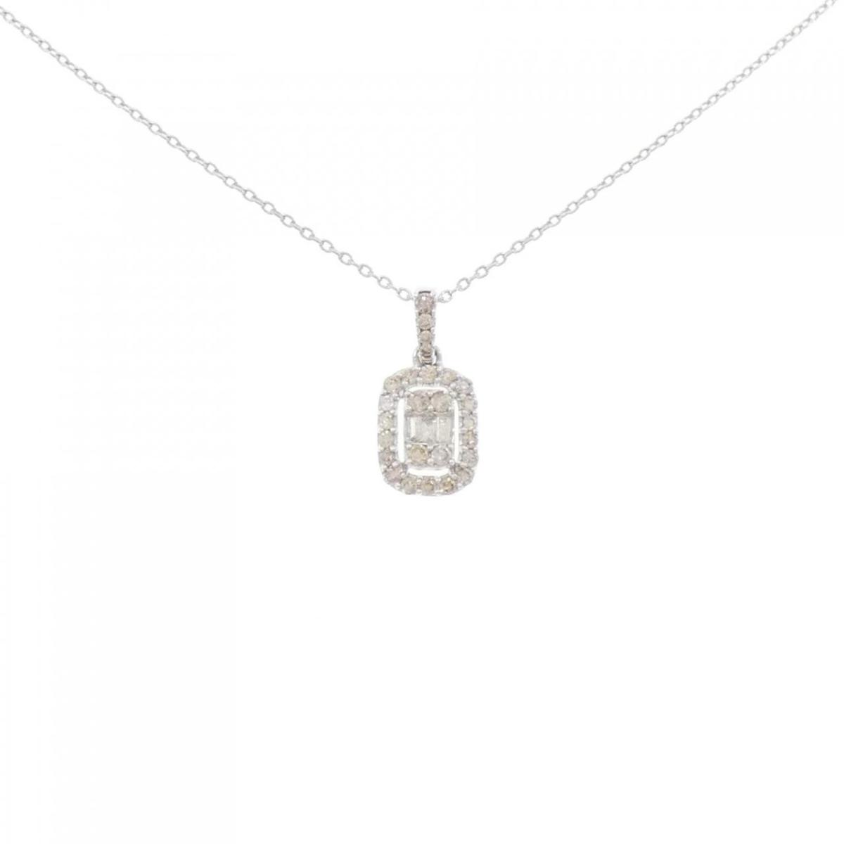 【KOMEHYO】 K18WG ダイヤモンド ネックレス 0.25CT【中古】 【コメ兵】 43,485円