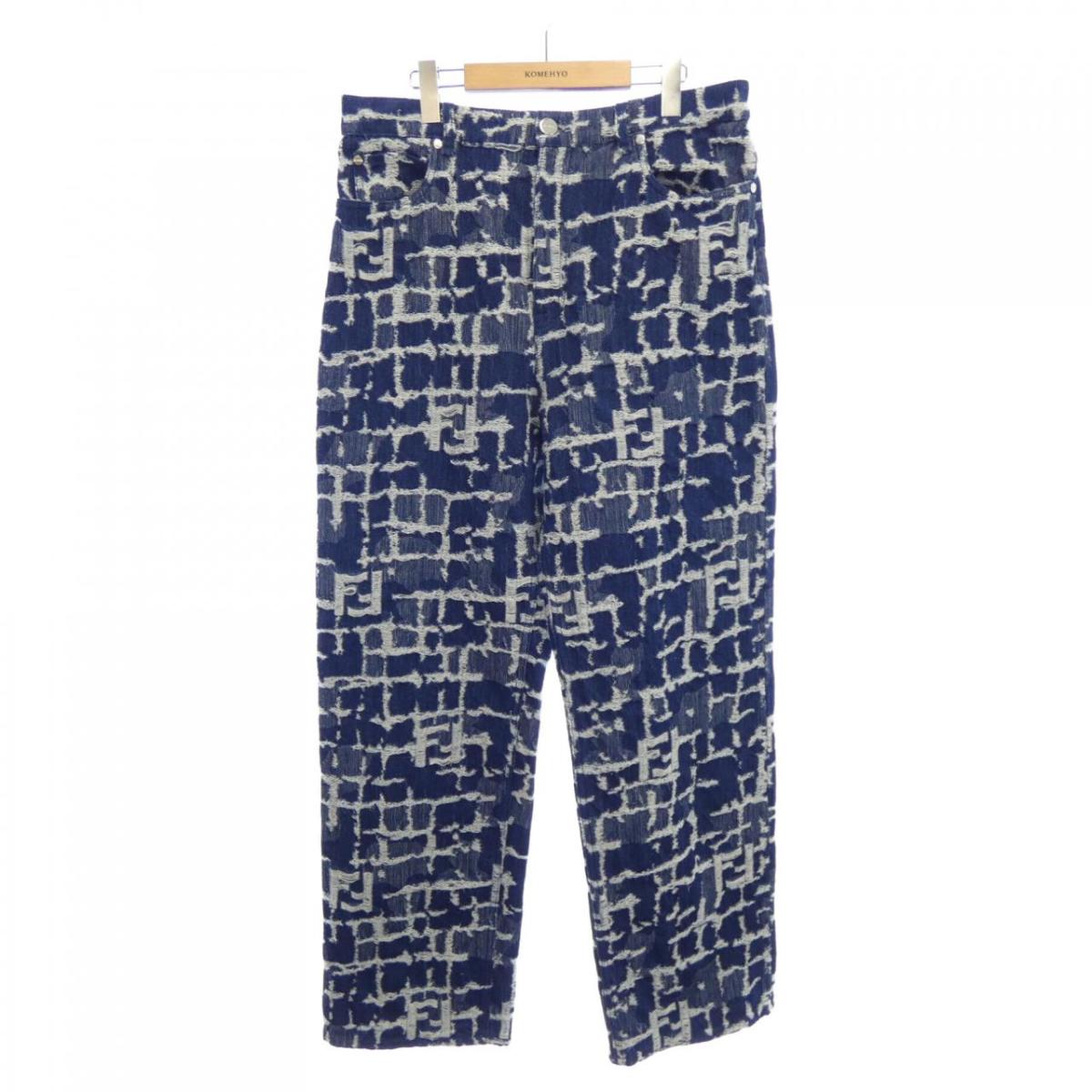 楽天市場】FENDI フェンディクロップドパンツ レディース 40(M位) 黒  