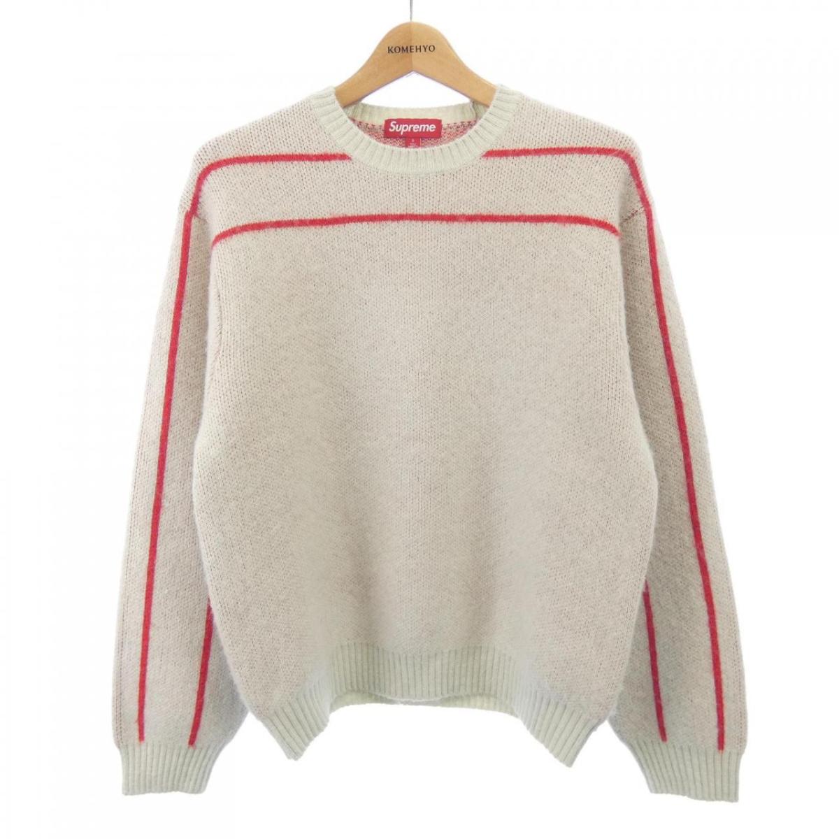 【希少】Supremeシュプリーム17AW Repeat Sweaterセーター 楽天市場】Supreme シュプリーム ニット ブランドロゴ 柄 クルー