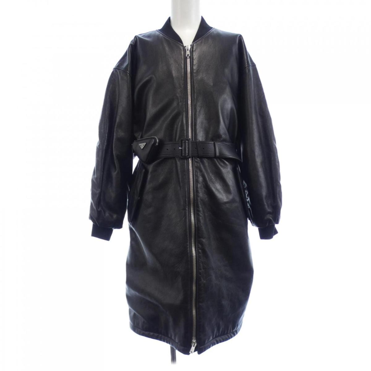 楽天市場】プラダ PRADA レザーコート【中古】 : KOMEHYO ONLINESTORE