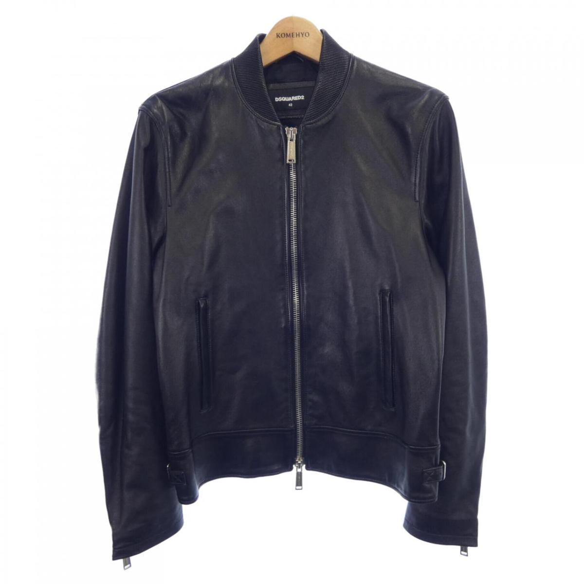 DSQUARED2 ディースクエアード ラムレザー フライトジャケット 48/L 楽天市場】ディースクエアード DSQUARED2 メンズ アウター