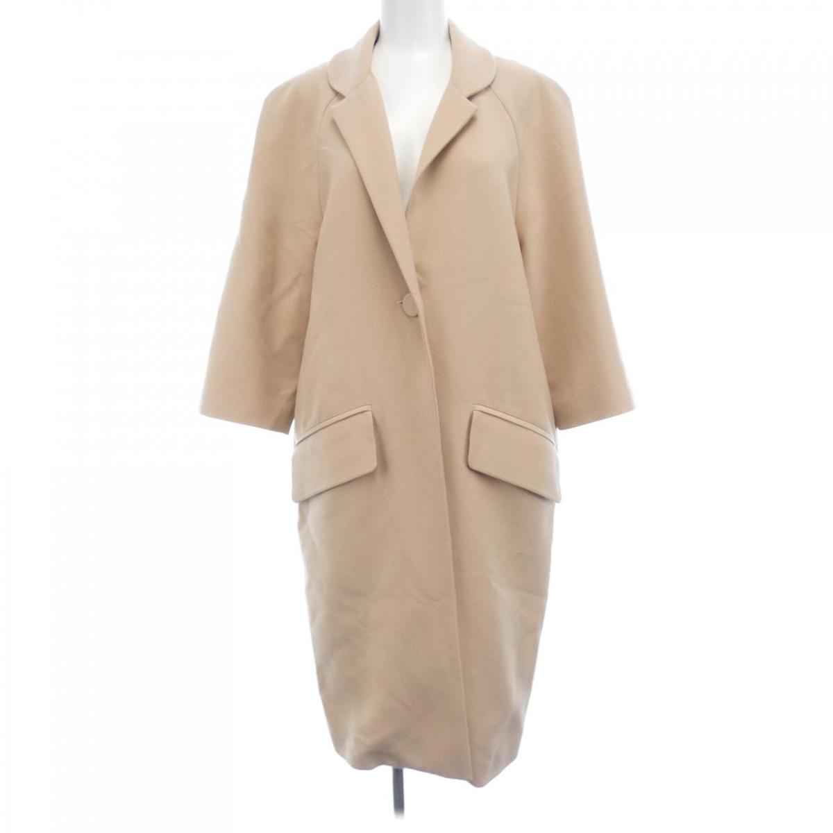 楽天市場】【中古】YOKO CHAN フレアヘムノーカラーコート