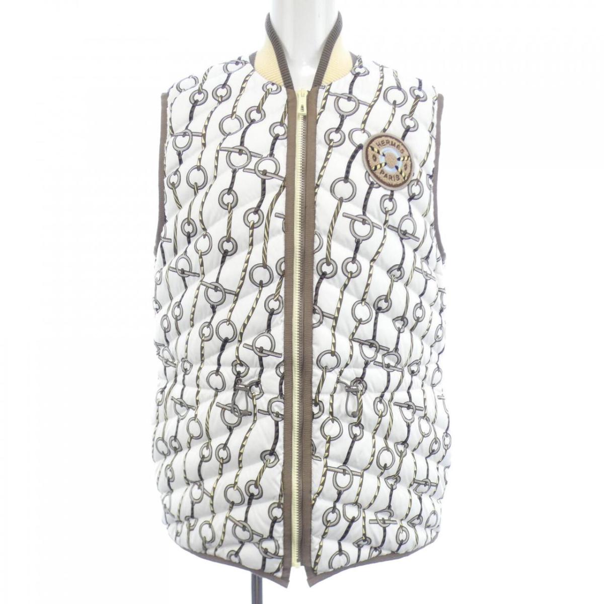 【希少】エルメス　ダウンベスト 中古・古着通販】HERMES (エルメス) ミンクファーダウンベスト