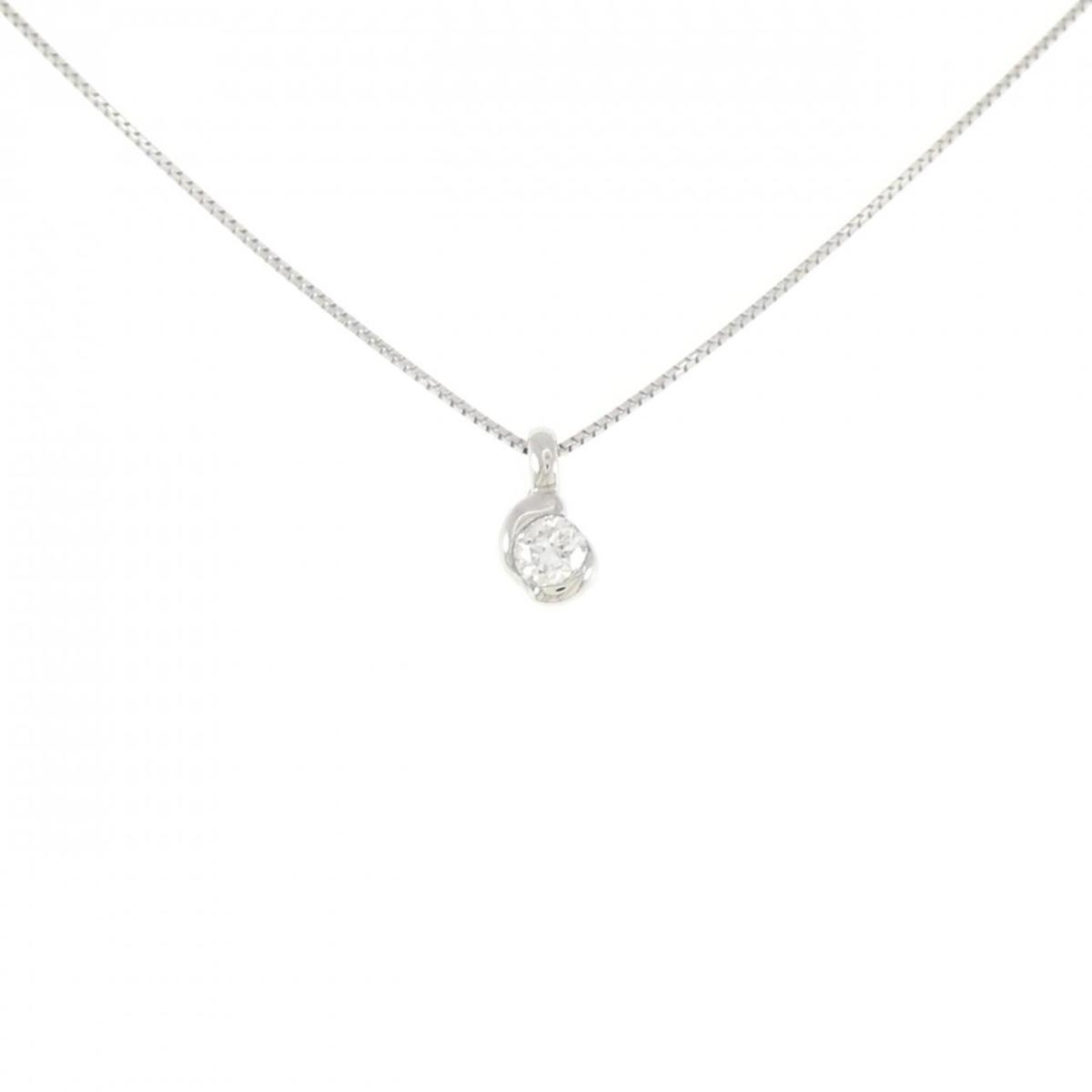 【KOMEHYO】 PT ダイヤモンド ネックレス 0.13CT【中古】 【コメ兵】