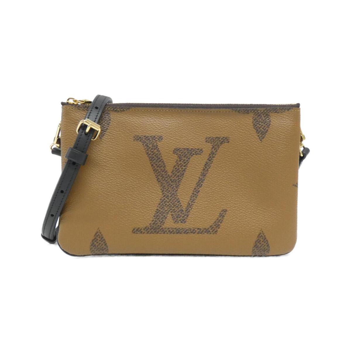 ✴︎LOUIS VUITTON ドゥーブルジップ　ジャイアントモングラム✴︎ モノグラムジャイアントリバース ポシェットドゥーブルジップ