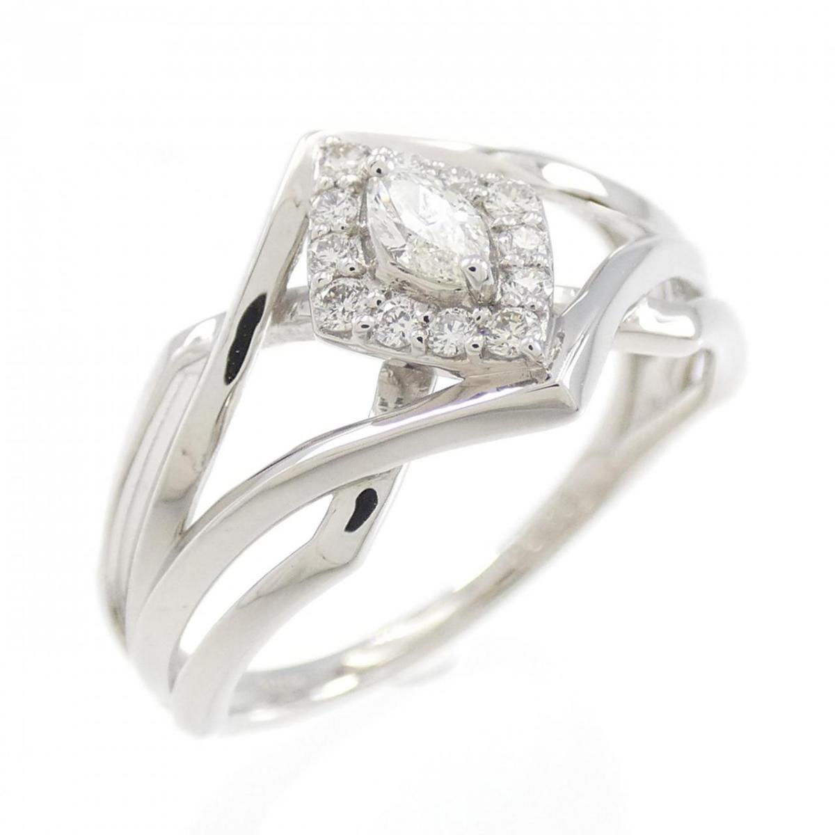 【KOMEHYO】 【新品】PT ダイヤモンド リング 0.18CT【新品】 【コメ兵】