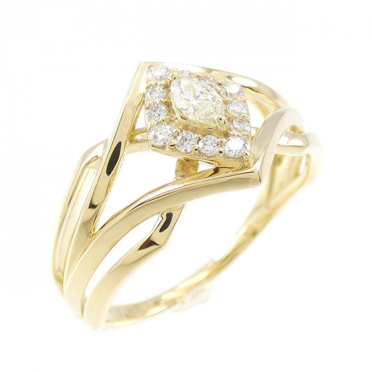 【KOMEHYO】 【新品】K18YG ダイヤモンド リング 0.18CT【新品】 【コメ兵】