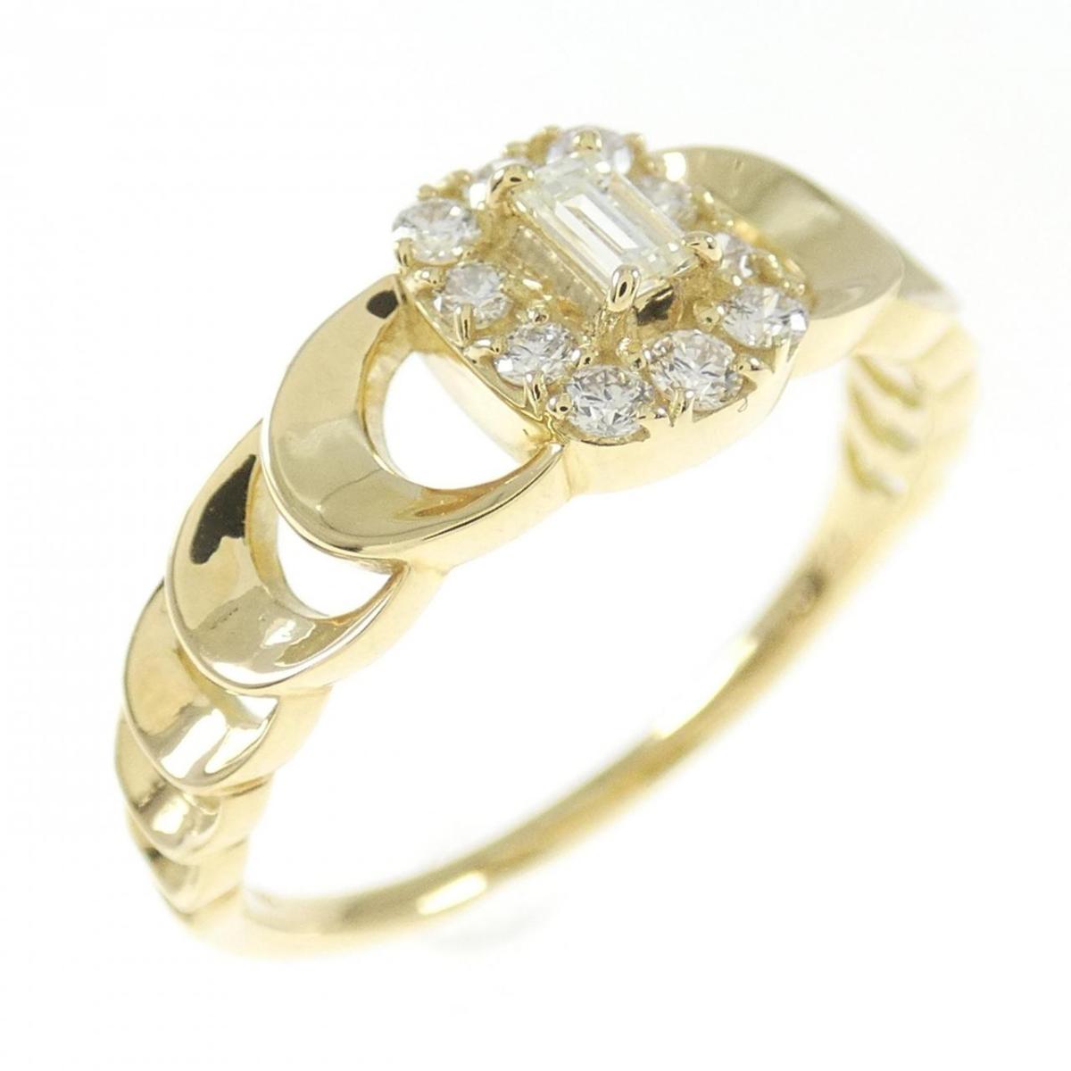【KOMEHYO】 【新品】K18YG ダイヤモンド リング 0.20CT【新品】 【コメ兵】