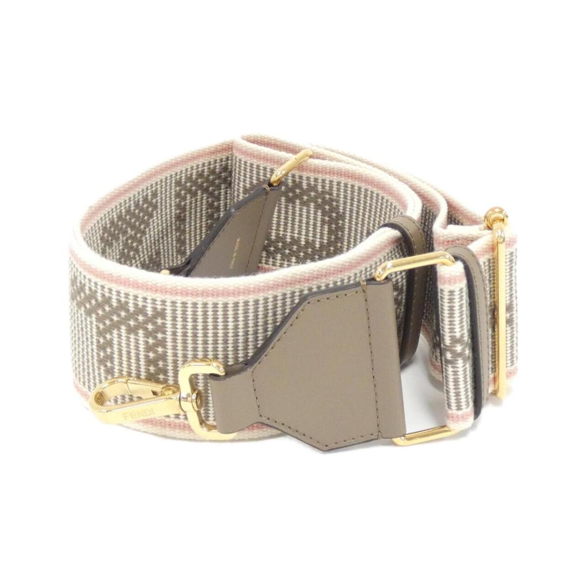 FENDI - 美品 フェンディ ショルダーストラップ キャンバス/レザー カーキ 1803【中古】FENDI 楽天市場】美品 フェンディ ショルダーストラップ キャンバス