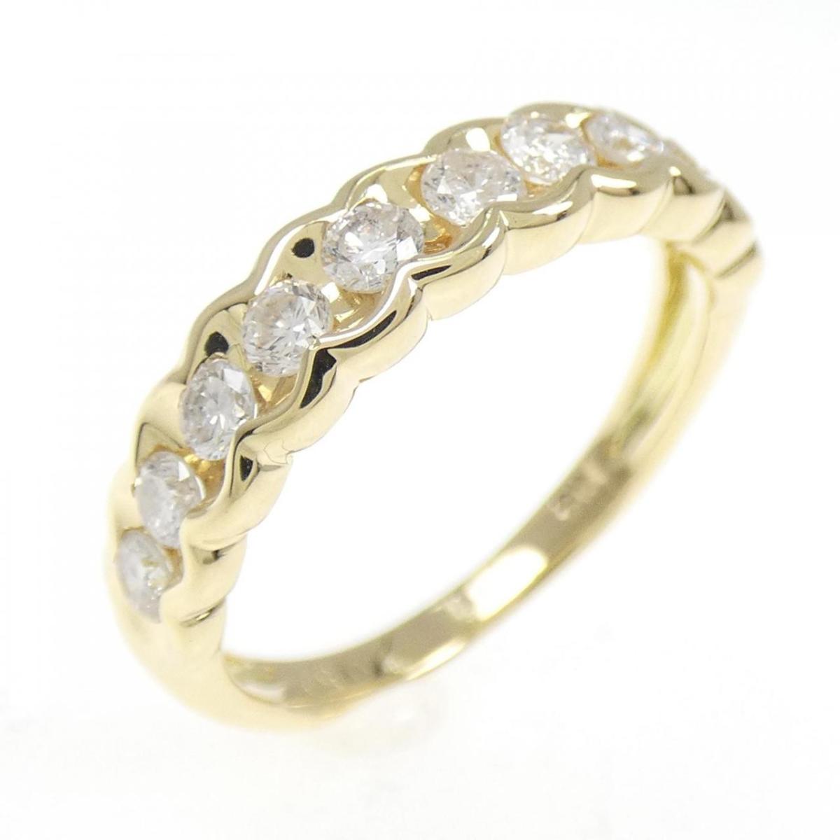【KOMEHYO】 K18YG ダイヤモンド リング 0.50CT【中古】 【コメ兵】
