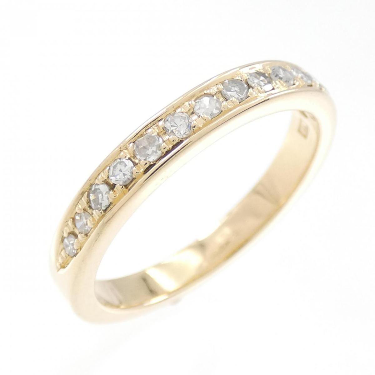 楽天市場】K18PG ハーフエタニティ ダイヤモンド リング 0.13CT