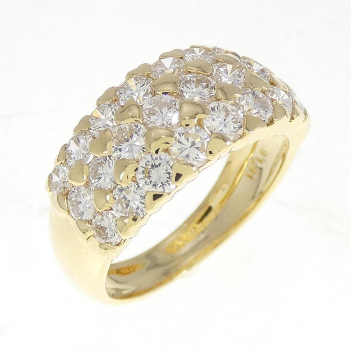 【KOMEHYO】 K18YG ダイヤモンド リング 1.91CT【中古】 【コメ兵】