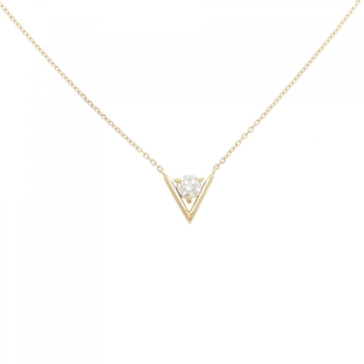 【KOMEHYO】 【新品】K18YG ダイヤモンド ネックレス 0.18CT【新品】 【コメ兵】