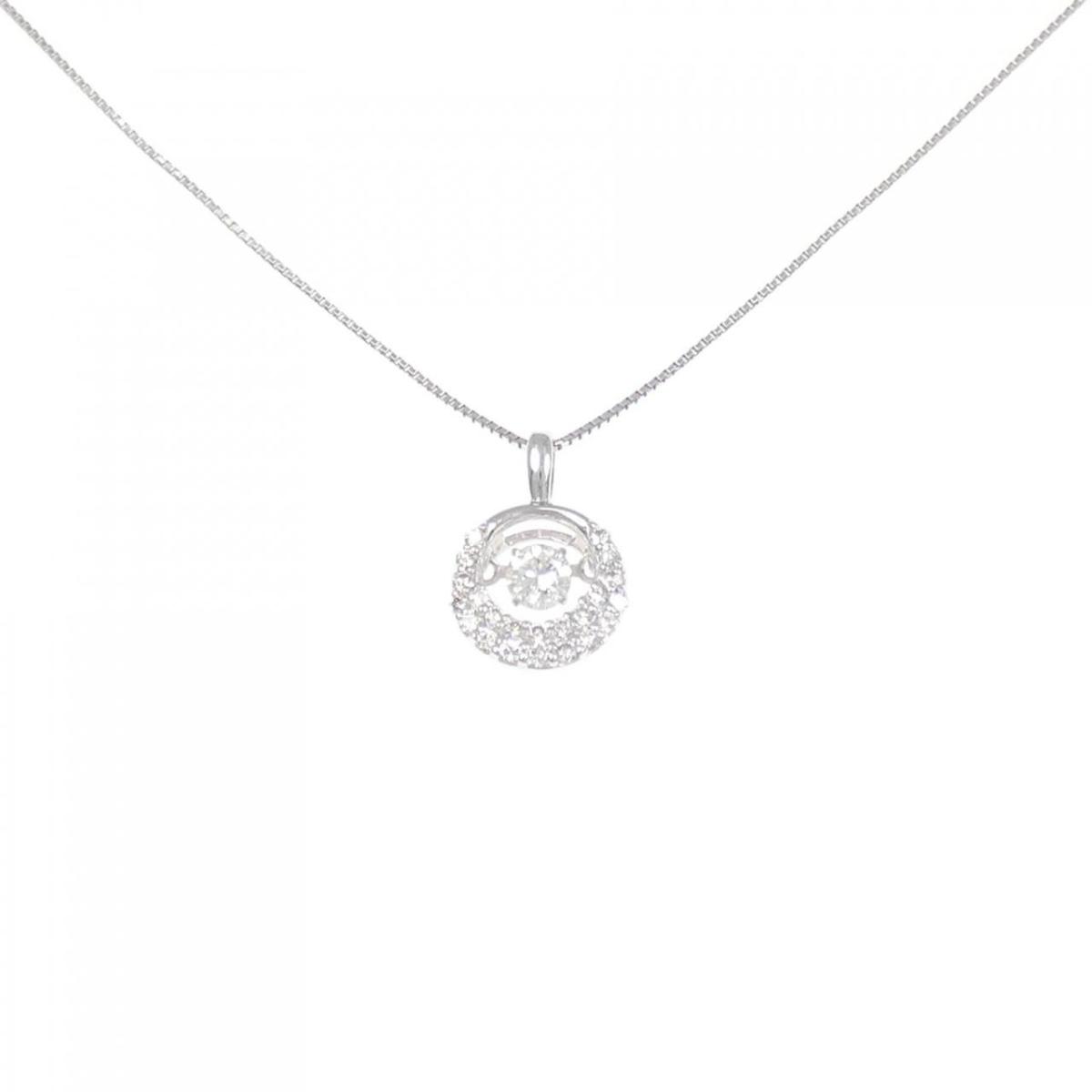 K18WG ダイヤモンド ネックレス 0.18CT【中古】｜KOMEHYO ONLINESTORE 店