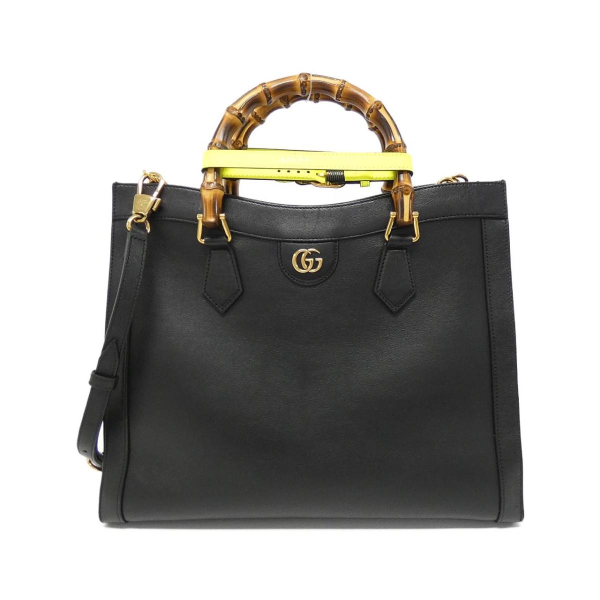 楽天市場】【中古】美品 グッチ ダイアナ バンブー 2way バッグ