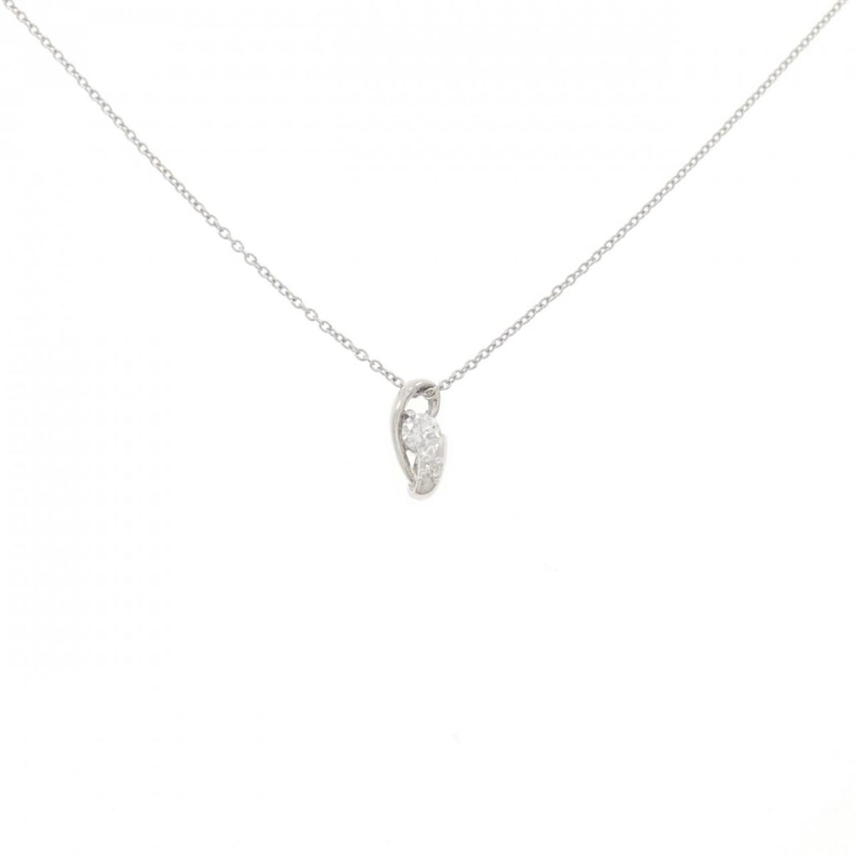 【KOMEHYO】 PT ダイヤモンド ネックレス 0.11CT【中古】 【コメ兵】