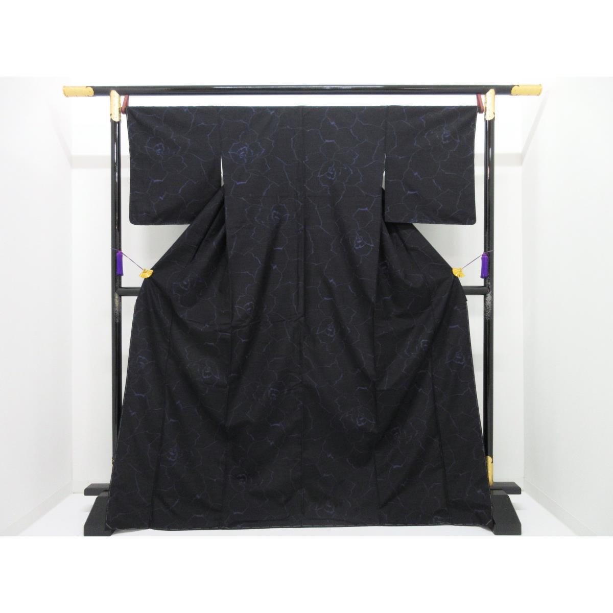 紬 身幅Ｌ寸【中古】