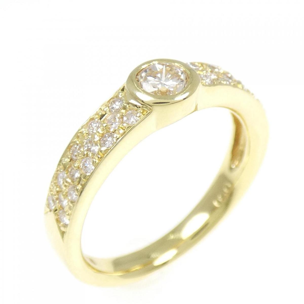 【KOMEHYO】 K18YG ダイヤモンド リング 0.50CT【中古】 【コメ兵】