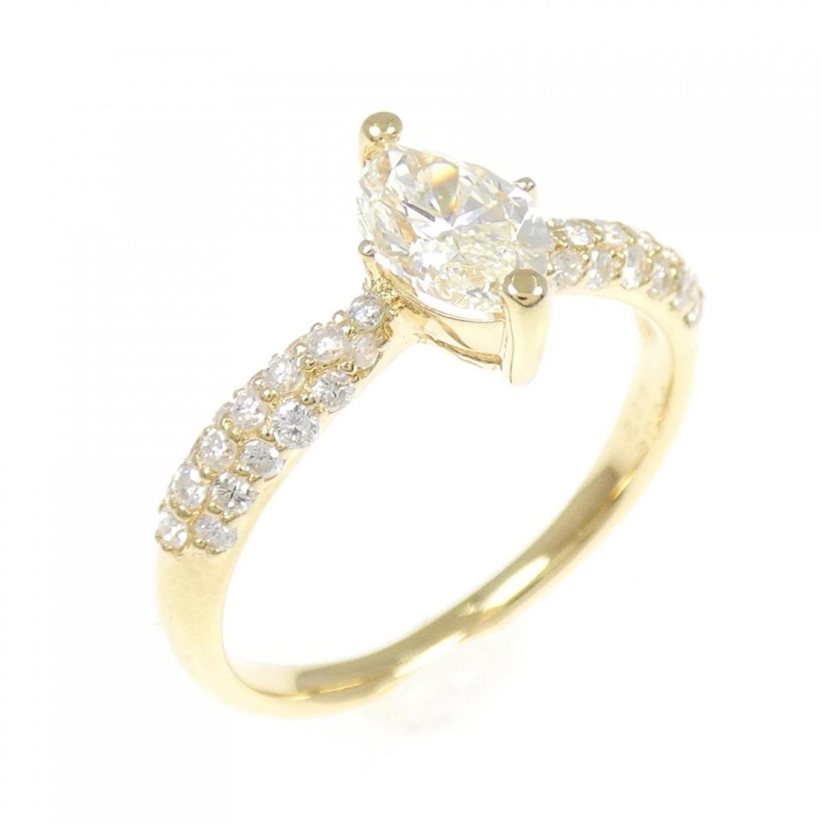 K18YG ダイヤモンド リング 0.82CT【中古】