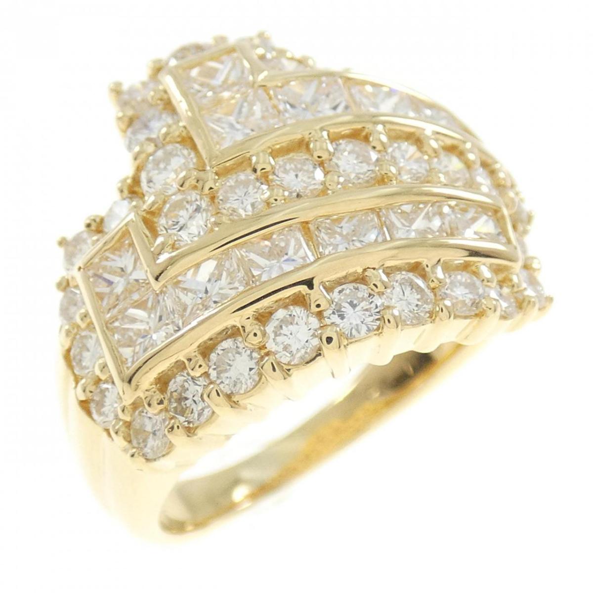 【KOMEHYO】 K18YG ダイヤモンド リング 2.44CT【中古】 【コメ兵】