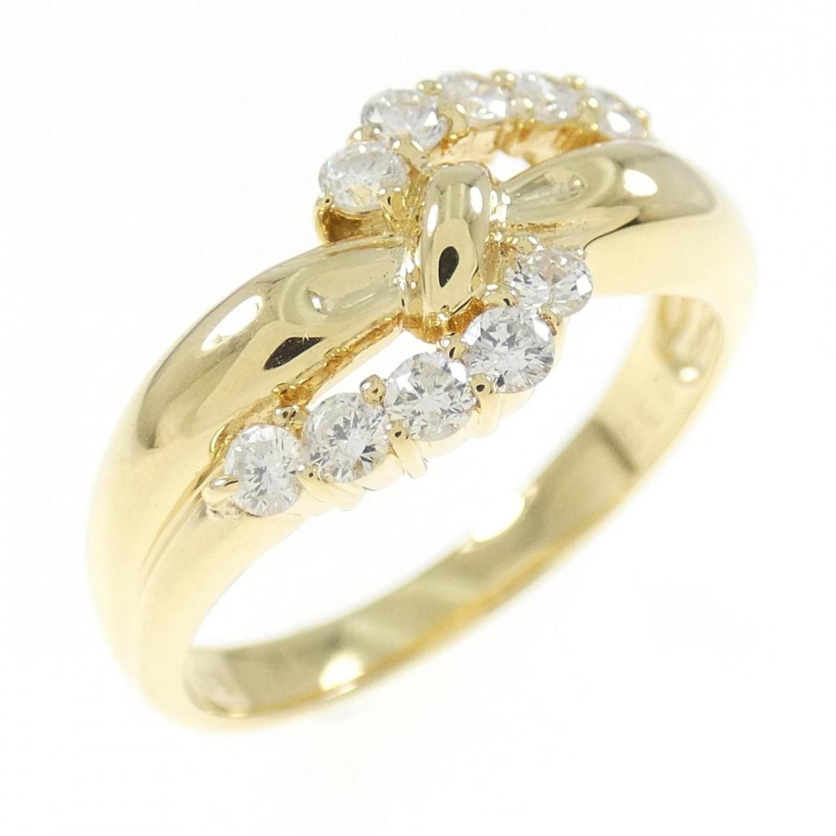 【KOMEHYO】 K18YG ダイヤモンド リング 0.30CT【中古】 【コメ兵】