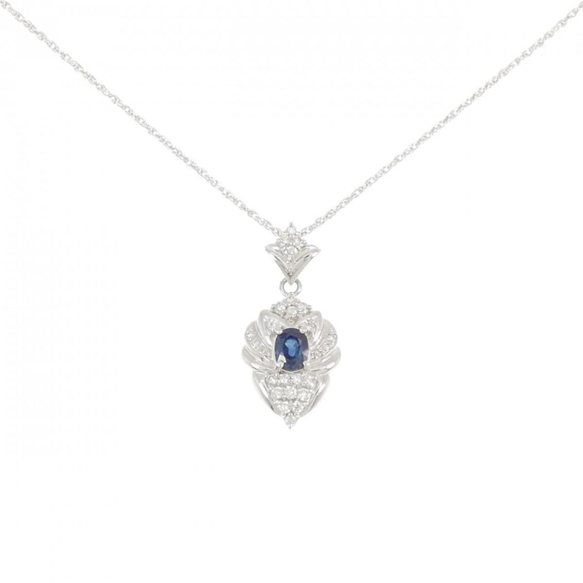 PT サファイヤ ネックレス 0.72CT【中古】 82,830円