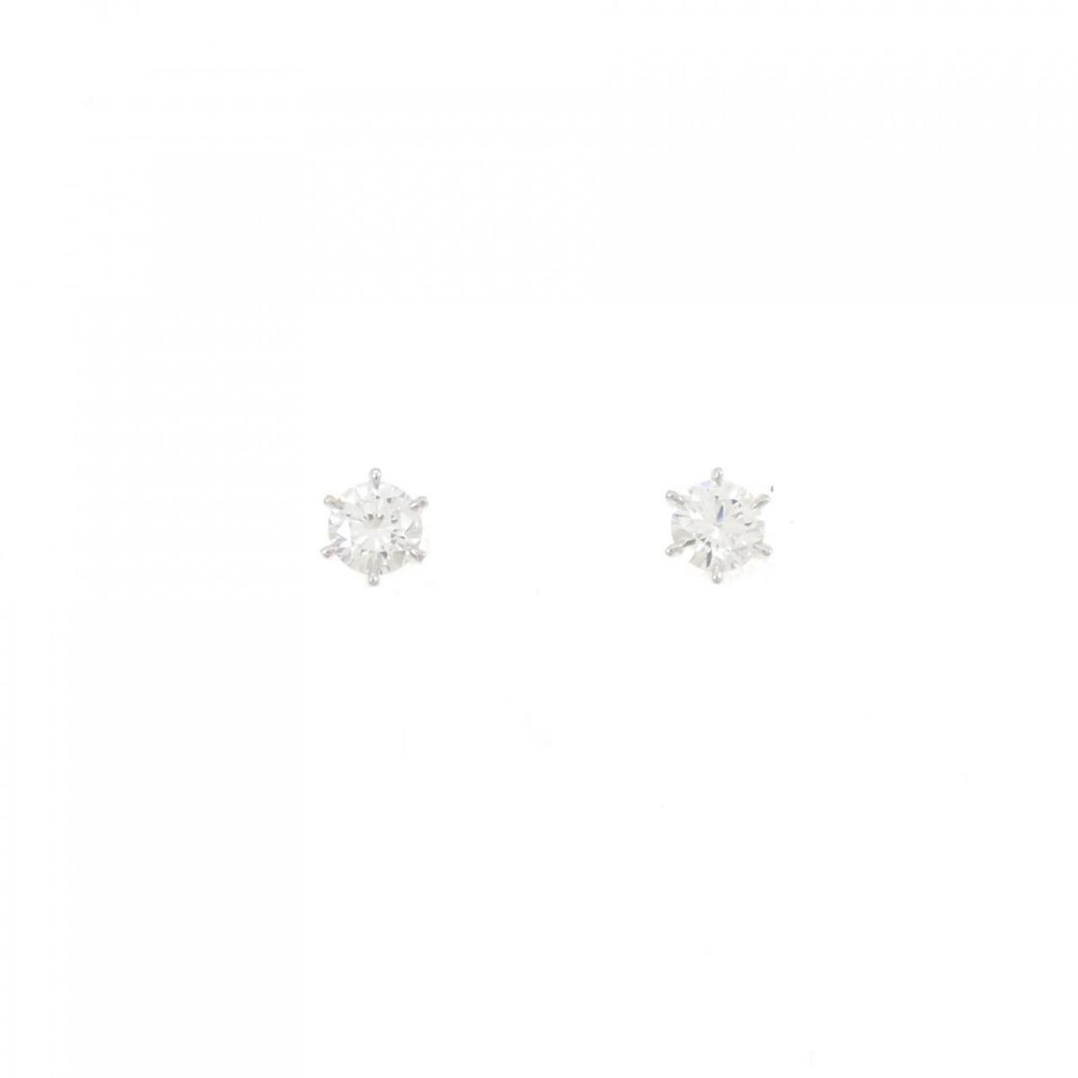 【KOMEHYO】 【新品】PT ダイヤモンド ピアス 0.209CT 0.204CT F SI2 Good【新品】 【コメ兵】