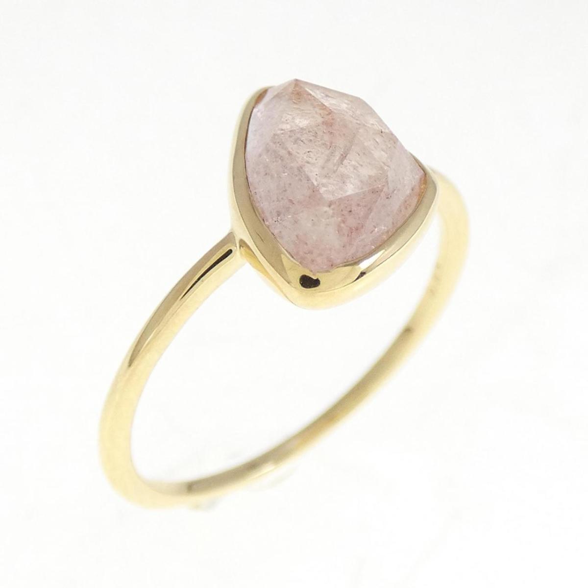 K18YG クオーツ リング 0.85CT【中古】