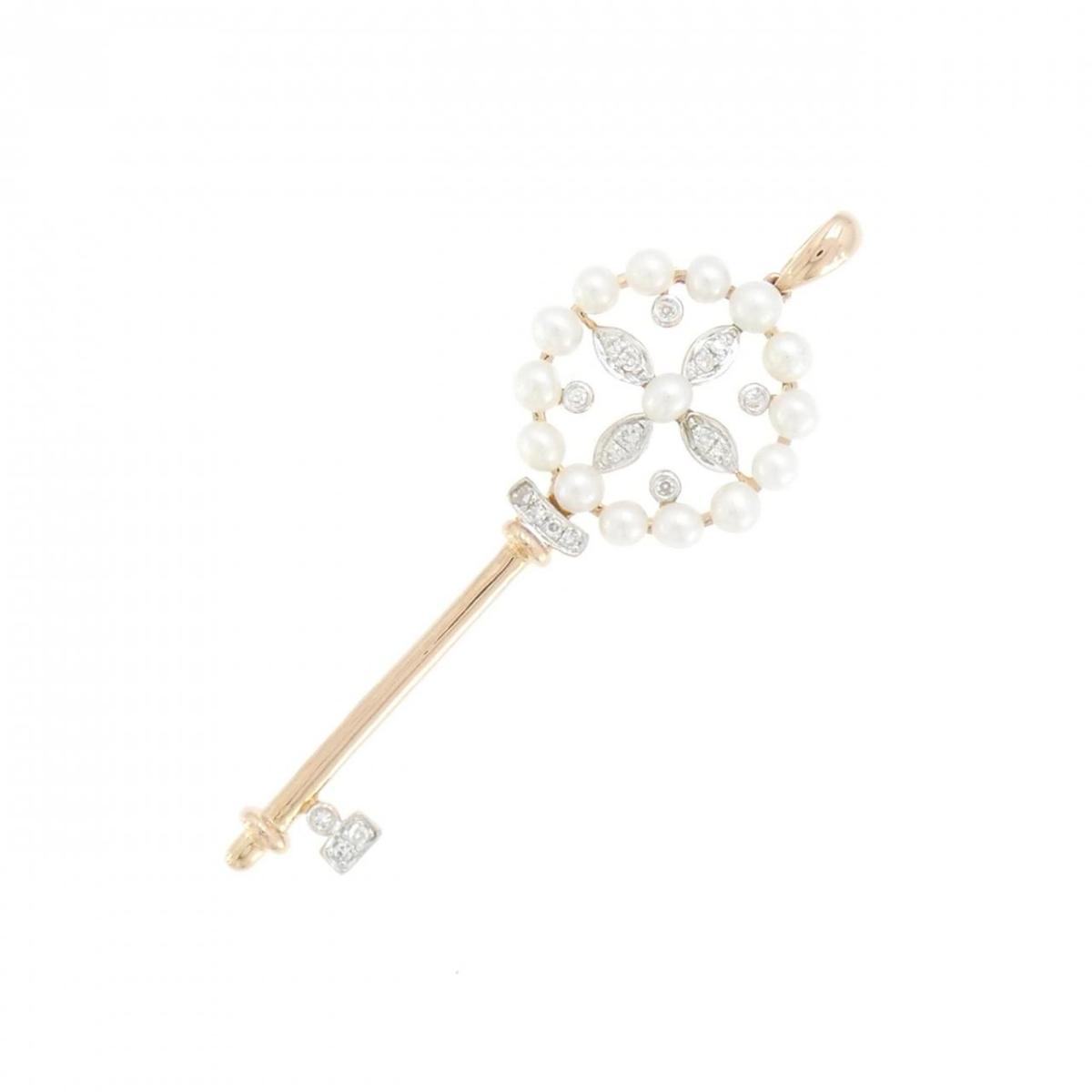 750PG/750WG キー 淡水パール ペンダント【中古】|KOMEHYO ONLINESTORE 店