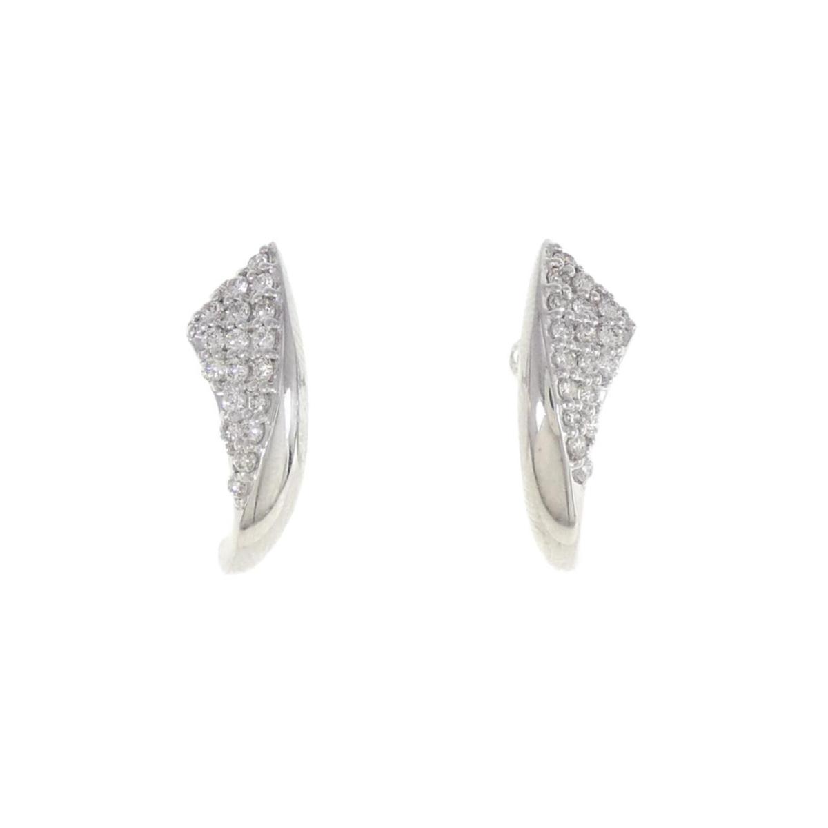 【KOMEHYO】 K18WG ダイヤモンド ピアス 0.30CT【中古】 【コメ兵】 55,440円