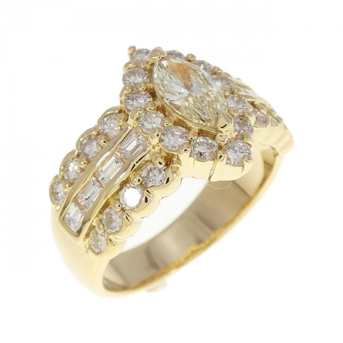K18YG ダイヤモンド リング 1.57CT【中古】|KOMEHYO ONLINESTORE 店