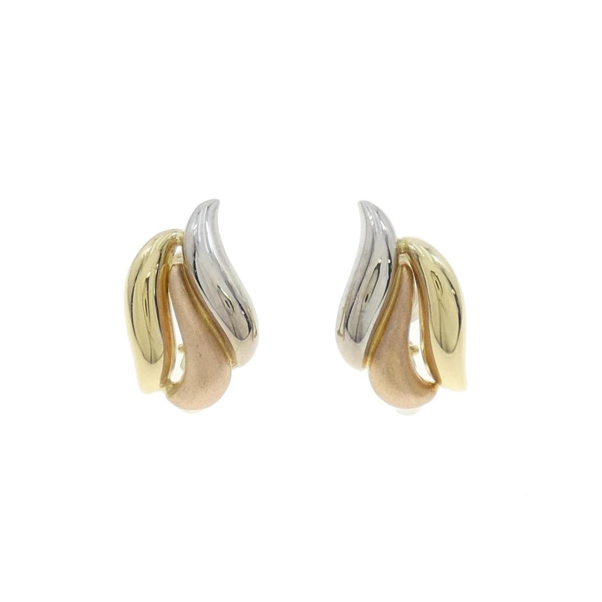 最終お値下げ　shihara トライアングルピアス20mmK18YG 2個 Triangle Pierce 30 - SHIHARA