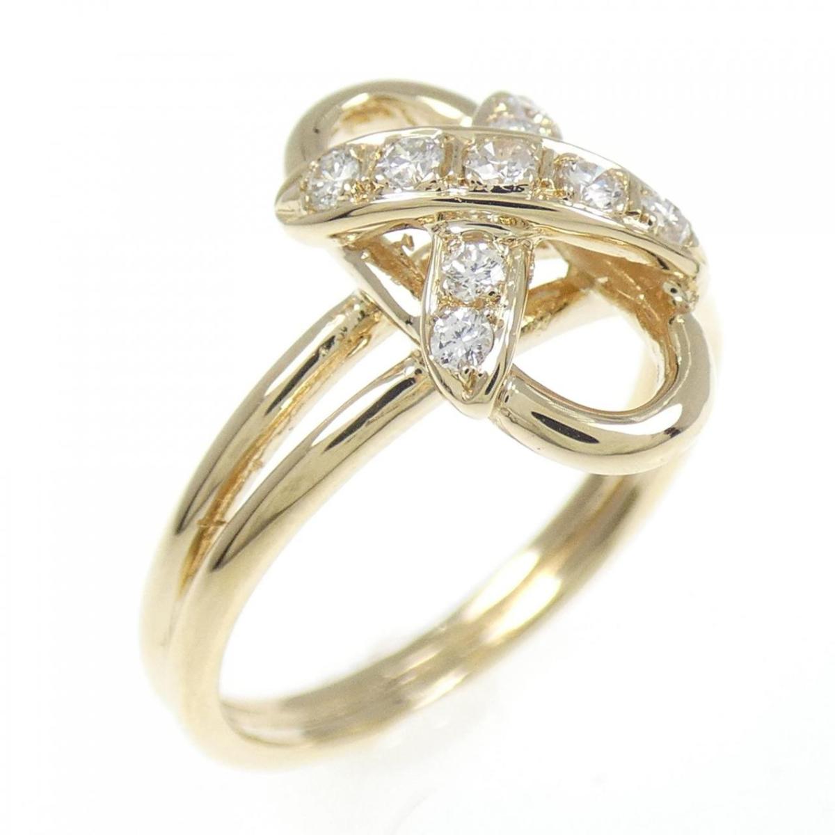 【KOMEHYO】 18KT ダイヤモンド リング 0.15CT【中古】 【コメ兵】