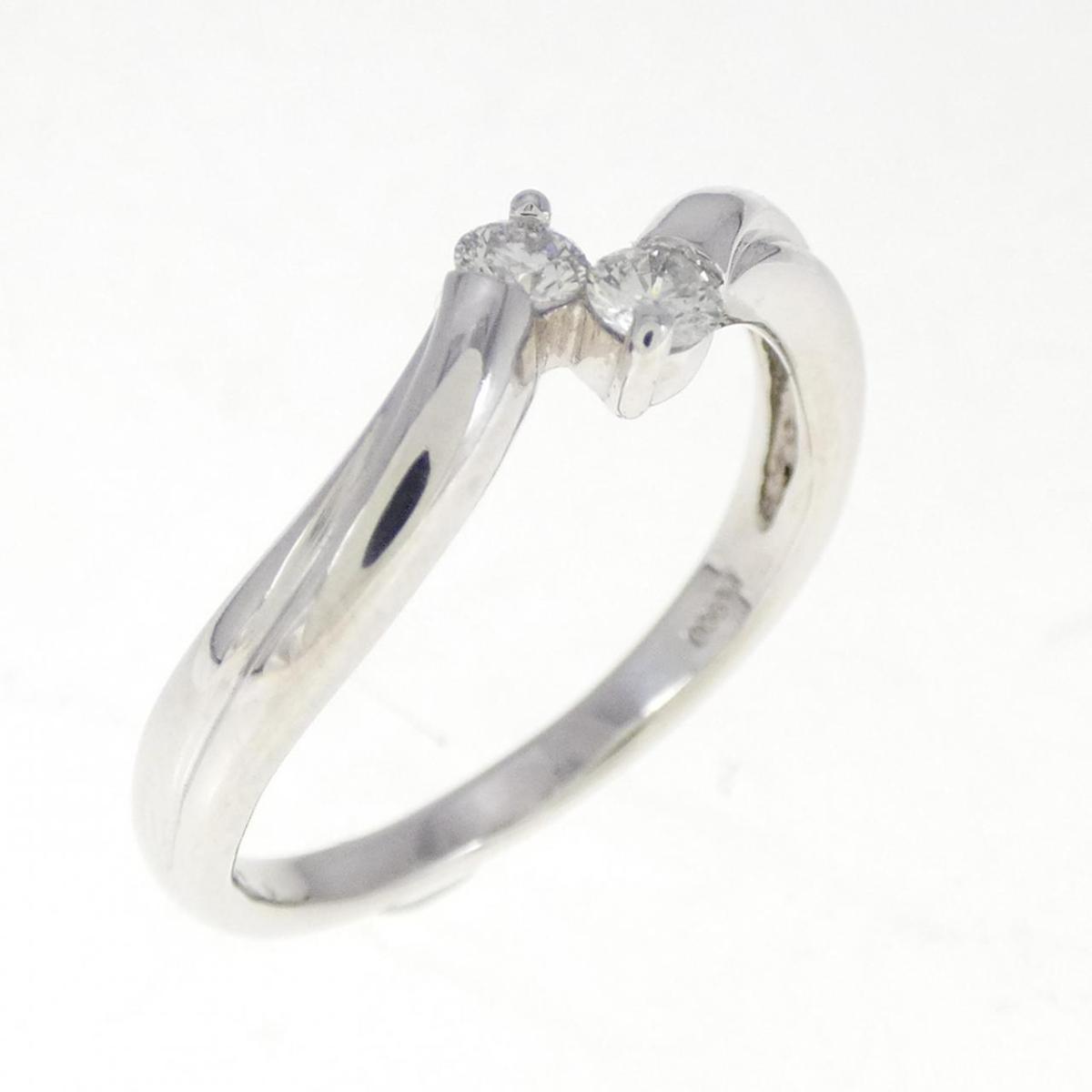 【KOMEHYO】 PT ダイヤモンド リング 0.14CT【中古】 【コメ兵】