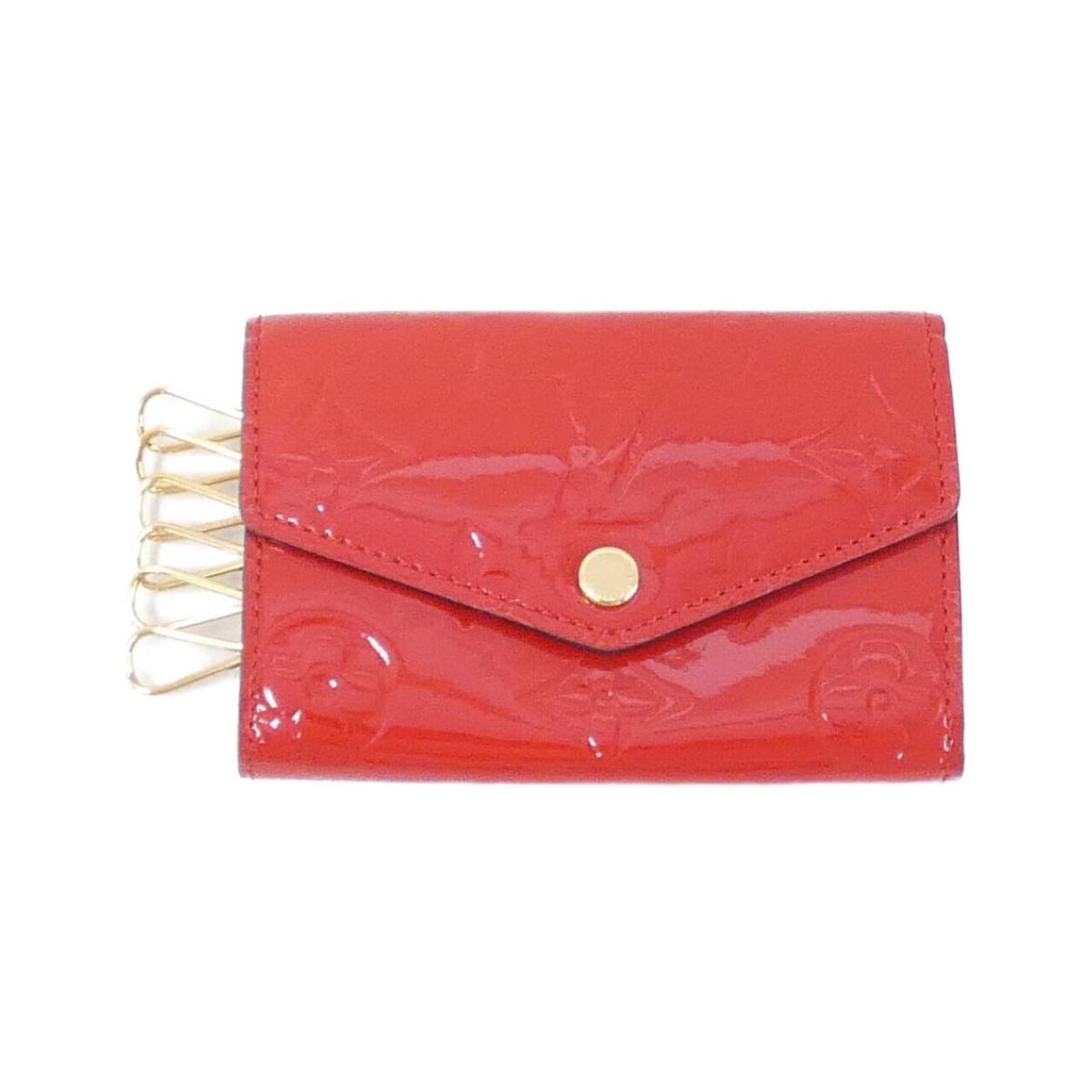 AMK06 ルイヴィトン ヴェルニ キーホルダー M66472 アマラント LOUIS VUITTON キーホルダー ヴェルニ アマラント M66472