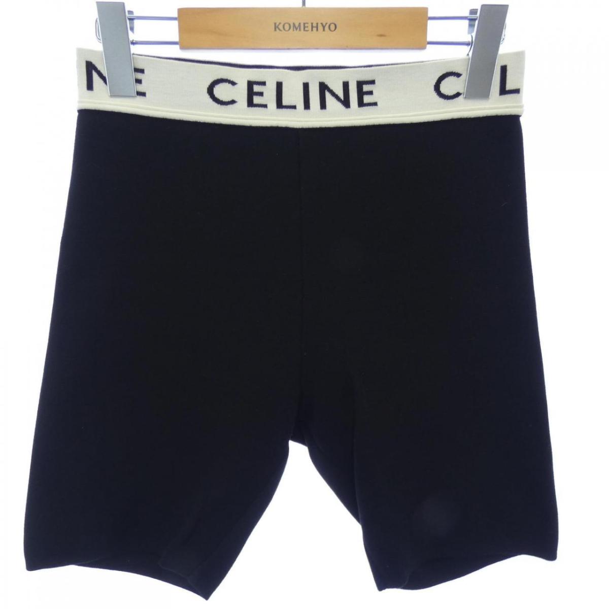 CELINE セリーヌ vintage　ショートパンツ　サイズ40 CELINE（セリーヌ）ショートパンツ グレー サイズ:S レディース