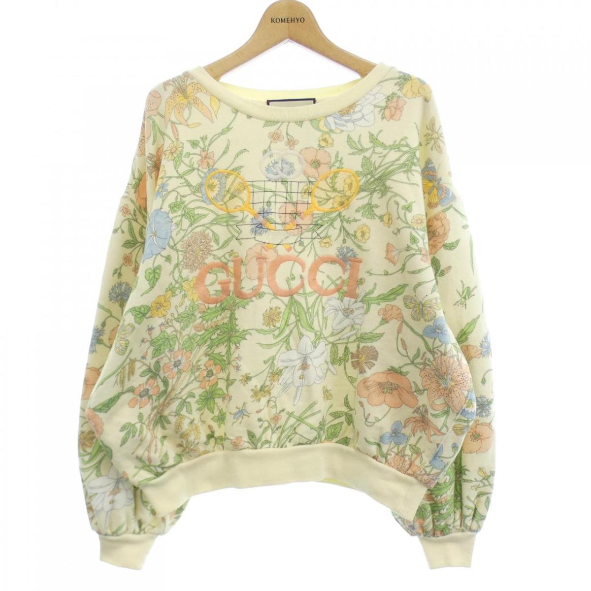 GUCCI トラ柄スウェット イエロー GUCCI トラ柄スウェット イエロー