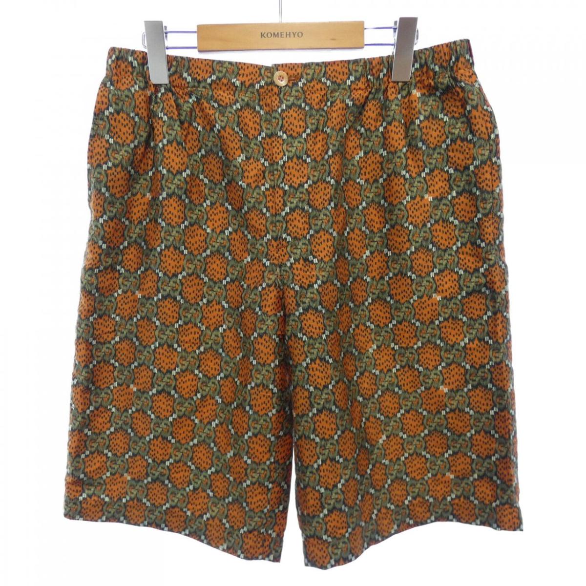 グッチハ―フパンツ　グッチショートパンツ GUCCI】グッチ『マテリアルプリント ショートパンツ size46