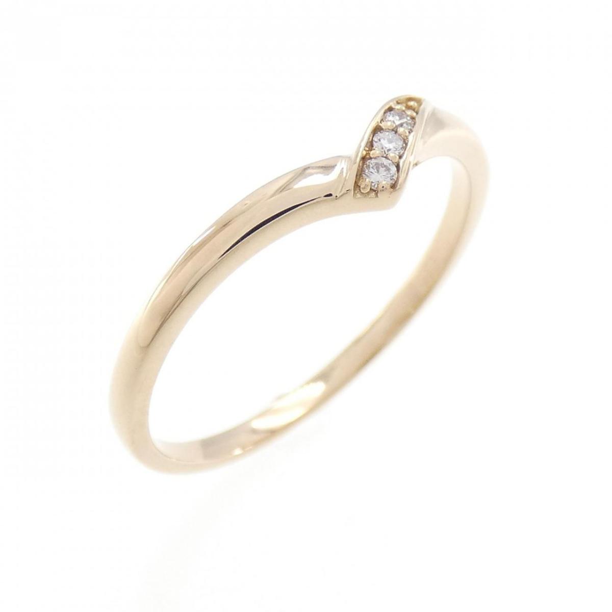 【KOMEHYO】 K18PG ピンクダイヤモンド リング 0.03CT【中古】 【コメ兵】